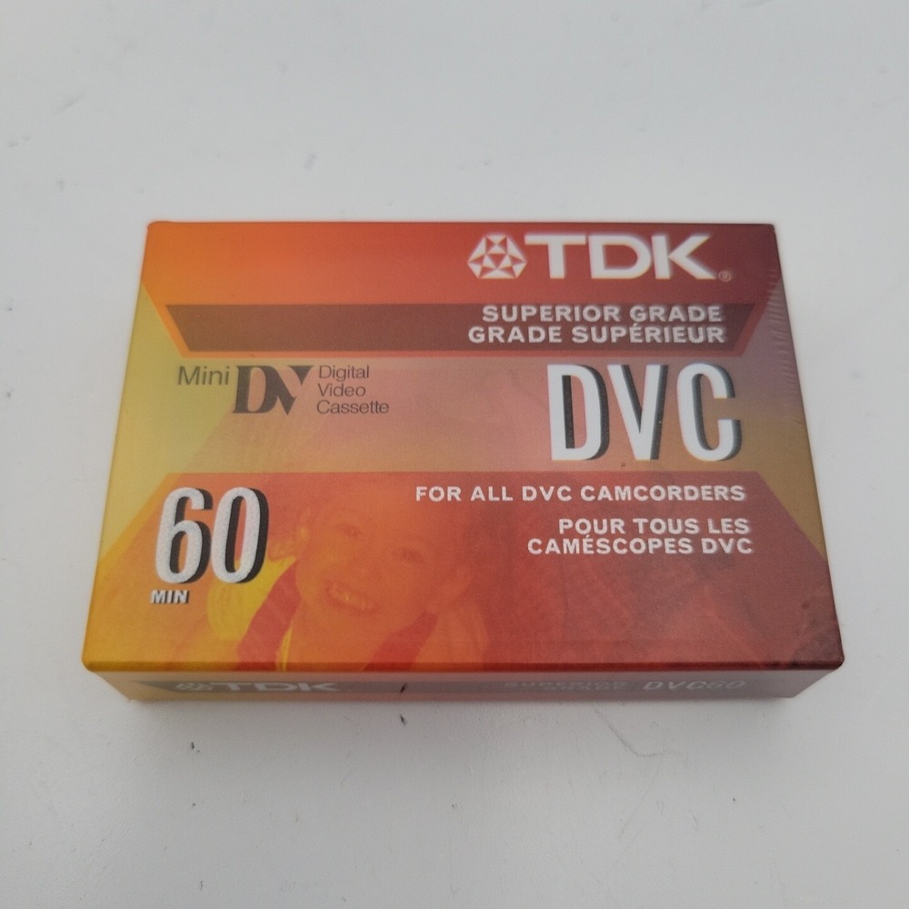 TDK Tape DVC Digital DV 60‎ Minutes NIP